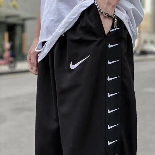 Nike As Nsw Swoosh Pant Side Sports Pants | Black