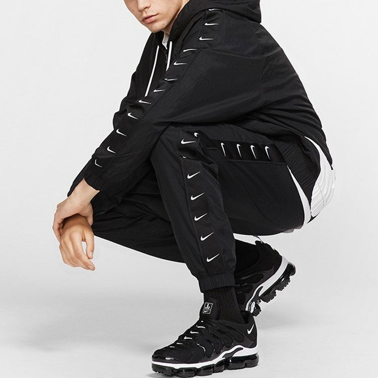Nike As Nsw Swoosh Pant Side Sports Pants | Black