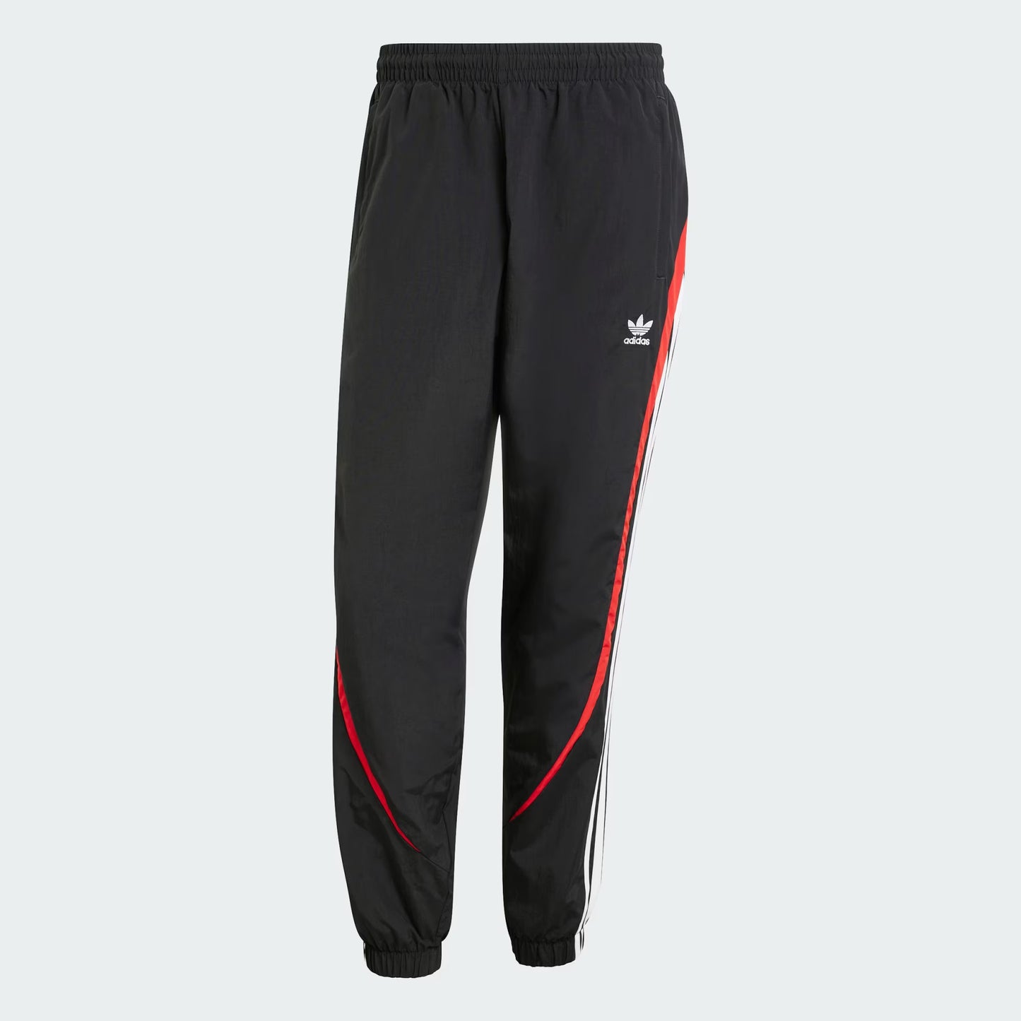 Adidas Classic Signature 3-Stripes Pants | Black | Scarlet