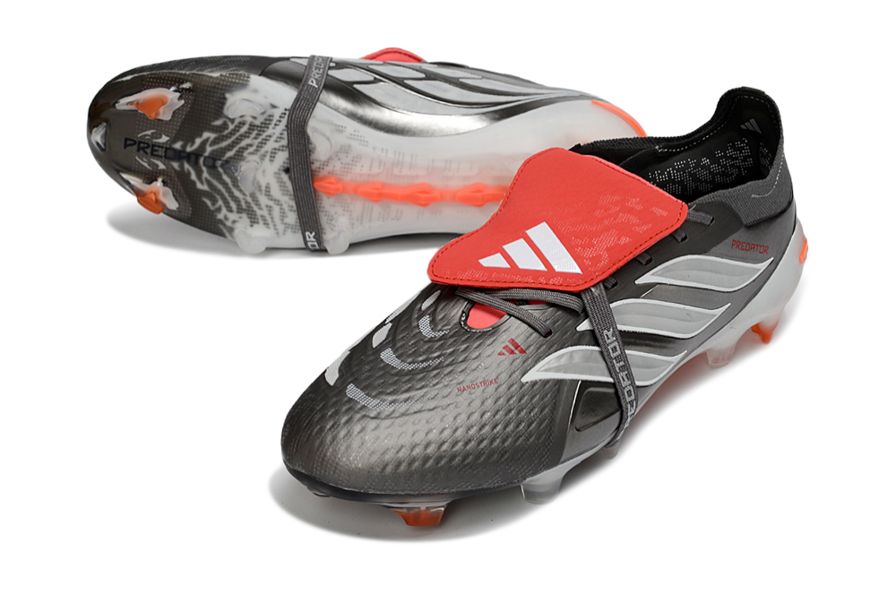 Adidas Predator | Ash Gray | Titanium | Red