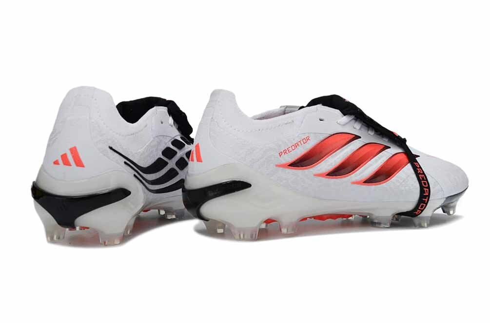 Adidas Predator | White | Black | Red Ombre

